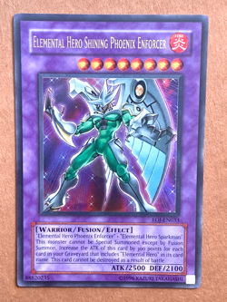 yugioh Elemental Hero Shining Phoenix Enforcer EOJ-EN033 Unl Ed Ultra Rare NM - Image 1