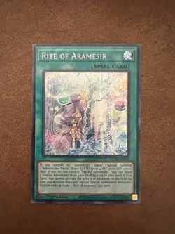 Yugioh Rite of Aramesir Secret BLMR-EN093 1st NM - Image 1