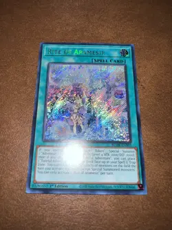 Yugioh Rite of Aramesir Secret BLMR-EN093 1st NM - Image 4