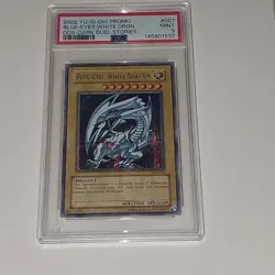 PSA 9 Mint 2002 Yu-Gi-Oh! Blue-Eyes White Dragon Dark Duel Stories DDS-001 Promo - Image 1