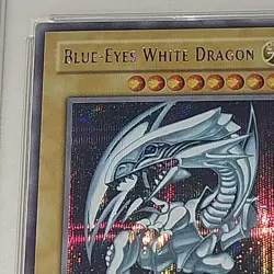 PSA 9 Mint 2002 Yu-Gi-Oh! Blue-Eyes White Dragon Dark Duel Stories DDS-001 Promo - Image 3