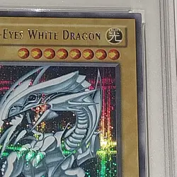 PSA 9 Mint 2002 Yu-Gi-Oh! Blue-Eyes White Dragon Dark Duel Stories DDS-001 Promo - Image 4
