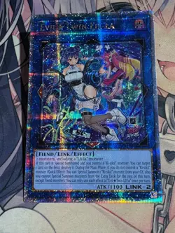 YuGiOh Asian Eng SLF1-AE087 Evil Twin Lil-la Alternative Uncensored Art QCSE - Image 3