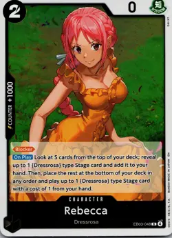 Rebecca R Extra Booster: One Piece Heroines Edition EB03-048 NM - Image 1