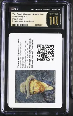 CGC 10 Pristine Van Gogh Museum, Amsterdamn Insert Card Pokemon x Van Gogh 2023 - Image 1