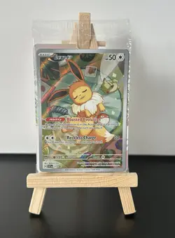 Pokemon TCG Eevee Prismatic Evolutions 173 Sealed Promo Card - Image 1