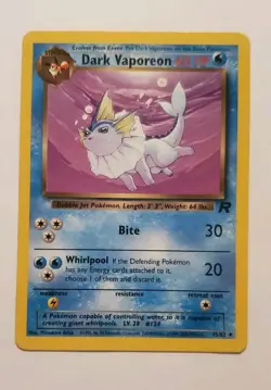 Dark Vaporeon - 45/82 - Uncommon Team Rocket Pokemon Card - Image 1