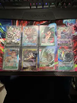 One Piece 8 Mixed Card Lot See Description for Details All Cards Included - Image 1