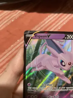 Espeon v SWSH201 SWSH: Sword & Shield Promo Cards Holo - Image 2