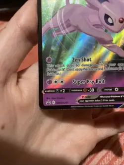 Espeon v SWSH201 SWSH: Sword & Shield Promo Cards Holo - Image 4