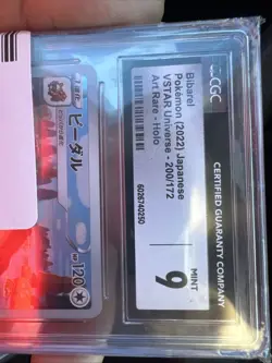 Pokemon Bibarel TCG Holo Card 200/172 S12a VSTAR Universe Japanese Edition CGC 9 - Image 4
