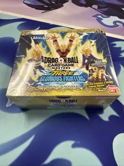 Dragon Ball Super Card Game DBS-B30 Three Glorious Fighters Booster Box Sealed - Image 1