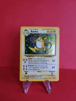 Pokemon Karte/card - Raichu 14/102 - Base Set - Holo - Very Good+ - Image 1