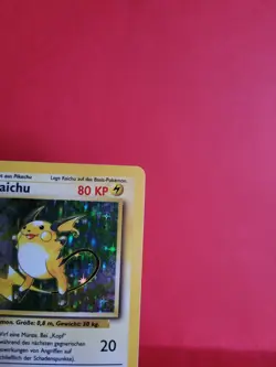 Pokemon Karte/card - Raichu 14/102 - Base Set - Holo - Very Good+ - Image 3