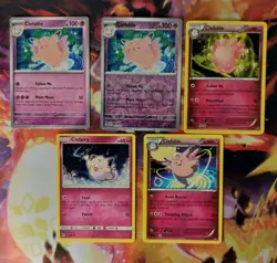 Clefable Modern To Vintage Pokemon Card Lot NM - LP - Image 1