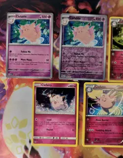 Clefable Modern To Vintage Pokemon Card Lot NM - LP - Image 2