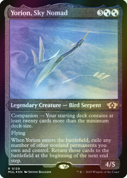 MTG Yorion, Sky Nomad Foil ** Multiverse Legends ** English (NM) - Image 1