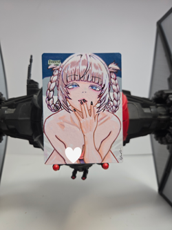 MTG, Forest, Nazuna Nanakusa, Waifu, Alter, Hand Painted by BAZAYO 18+ - Image 1