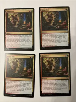 x4 Break Out (a) U MTG Murders at Karlov Manor M/NM, English - Image 1