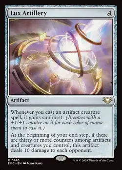 MTG Lux Artillery ** Edge of Eternities Commander ** English - Image 1