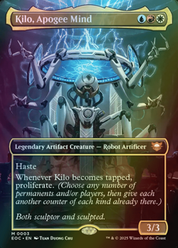 MTG Kilo, Apogee Mind Borderless Foil ** Edge of Eternities Commander ** English - Image 1