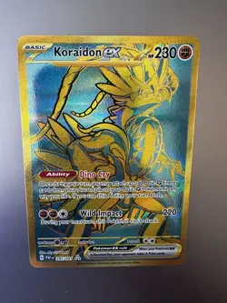 Koraidon EX 245/091 S&V Paldean Fates Hyper Rare Card Pokemon TCG - NM/M - Image 3