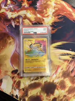2020 Pokemon SWSH Raikou Vivid Voltage #050/185 PSA MINT 9 - Image 1