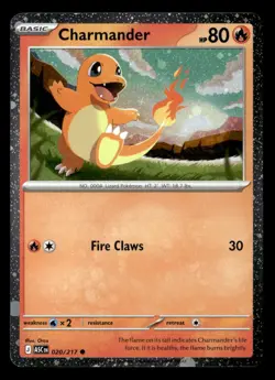 Pokemon Charmander #020/217 tcg Near Mint or Better Cosmos Holo - Image 1