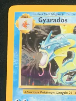 1999 Pokemon Base Set GYRADOS #6/102 HOLO Rare LP - Image 5