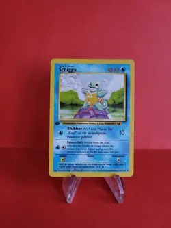 Pokemon Karten Sammlung - Starter Schiggy 63/102 1. Edition Base - Excellent - Image 1