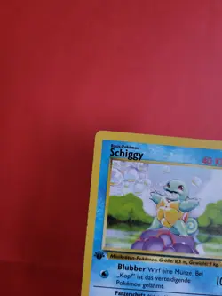 Pokemon Karten Sammlung - Starter Schiggy 63/102 1. Edition Base - Excellent - Image 2