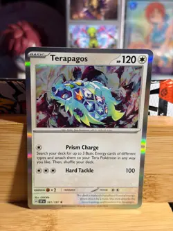 TERAPAGOS 161/191 Surging Sparks Rare Holo Pokemon TCG Near Mint - Image 1