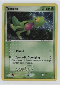 Cosmos Holo - Treecko (EX Deck Tins) Pokemon Nintendo Black Star Promo #016 2002 - Image 1