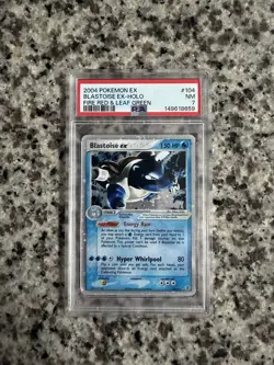 PSA 7 Blastoise ex 2004 Pokemon EX FireRed LeafGreen Holo #104 NM - Image 1