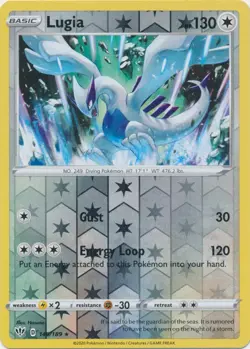 Lugia Darkness Ablaze 140/189 Reverse Holo Rare 2020 Pokemon TCG Near Mint - Image 1