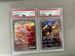 Lot (2) Pokemon SV7a JPN Latios Latias PSA 10 - Image 1