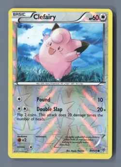 Clefairy 97/135 Common Plasma Storm Pokemon Reverse Holo Lightly Played - Image 1