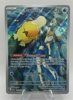 Misty’s Psyduck 193/182 SIR Destined Rivals SV10 Pokemon NM - Image 1