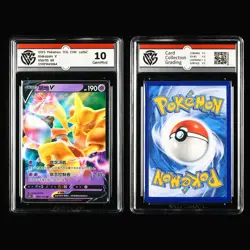 CCG 9/9.5/10 2023 Pokemon CHN Crobat&Drednaw&Ampharos&Alakazam V 4PCS - Image 5