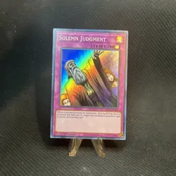 Yugioh! Solemn Judgment MAZE-EN063 Super Rare 1st Edition NM - Image 1