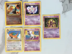 Lot of Pokemon Black Star Promo Cards, Dragonite, Mew, Mewtwo (2), Entei - Image 1