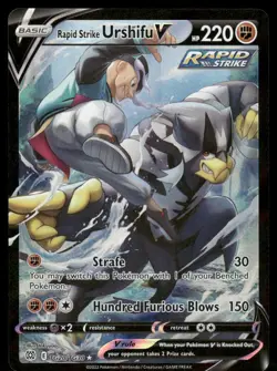 Pokemon Cards Rapid Strike Urshifu V TG20/TG30 Brilliant Stars TG NM - Image 1