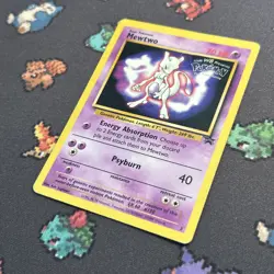 Mewtwo Promo 3 PL -Vintage Rare Pokemon Card- Black Star Promo (8q) - Image 5