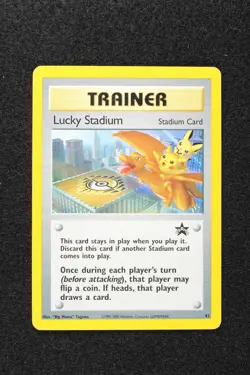 Pokemon Lucky Stadium 41/53 Wotc Promo Trainer Card English MP - Image 1
