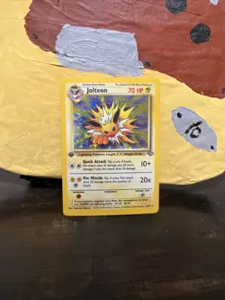Pokemon Jolteon TCG Jungle 4/64 Holo 1st Edition Rare Card - Image 1