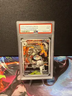 Team Rocket's Houndoom 191/182 Sv10: Destined Rivals Holo and card protector - Image 1