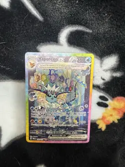 Pokemon Vaporeon ex Tera Holo PRE EN 149/131 English Pokemon TCG Pokemon ex Card - Image 3