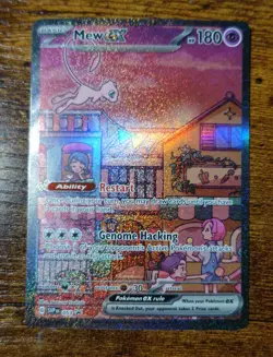 Mew ex 053 Promo Scarlet & Violet Black Star Promo Pokemon Card NM-MINT - Image 1