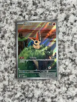 NM Victini 208 Promo SV Scarlet & Violet Card Pokemon TCG - Image 1