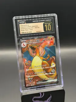 Charizard ex 185/165 Super Rare - Japanese Pokemon Card 151 CGC 10 PRISTINE - Image 1